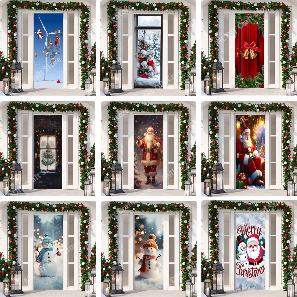 Christmas Snow Scenery Door Stickers Merry Xmas Mural Decal Festival Party Home Outdoors Decor Wallpaper Poster Self-adhesive
Christmas Snow Scenery Door Stickers Merry Xmas Mural Decal Festival Party Home Outdoors Decor Wallpaper Poster Self-adhesive
