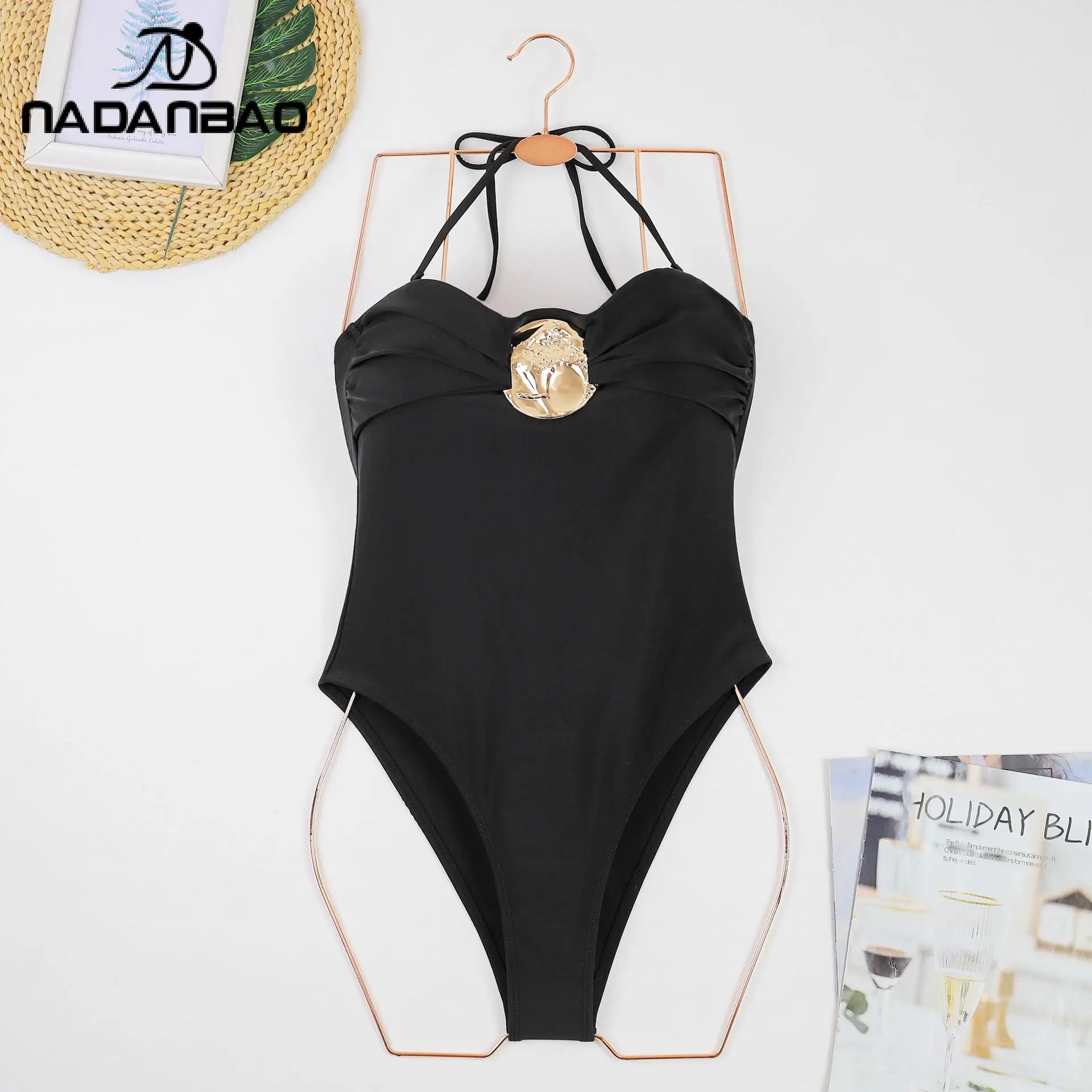 Nadanbao Sxey Women Tube Chest One-Piece Swimsuit Solid Color Slim Triangle Ladies Swimwear Detachable Shoulder Strap Clothing
Nadanbao Sxey Women Tube Chest One-Piece Swimsuit Solid Color Slim Triangle Ladies Swimwear Detachable Shoulder Strap Clothing
