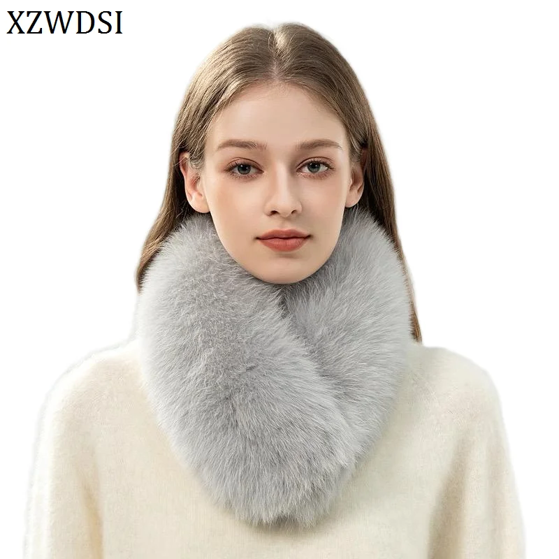 Real Fox Fur Scarf Women's Fashion Soft Warm Winter Accessories Real Fox Fur Scarf
Real Fox Fur Scarf Women's Fashion Soft Warm Winter Accessories Real Fox Fur Scarf
