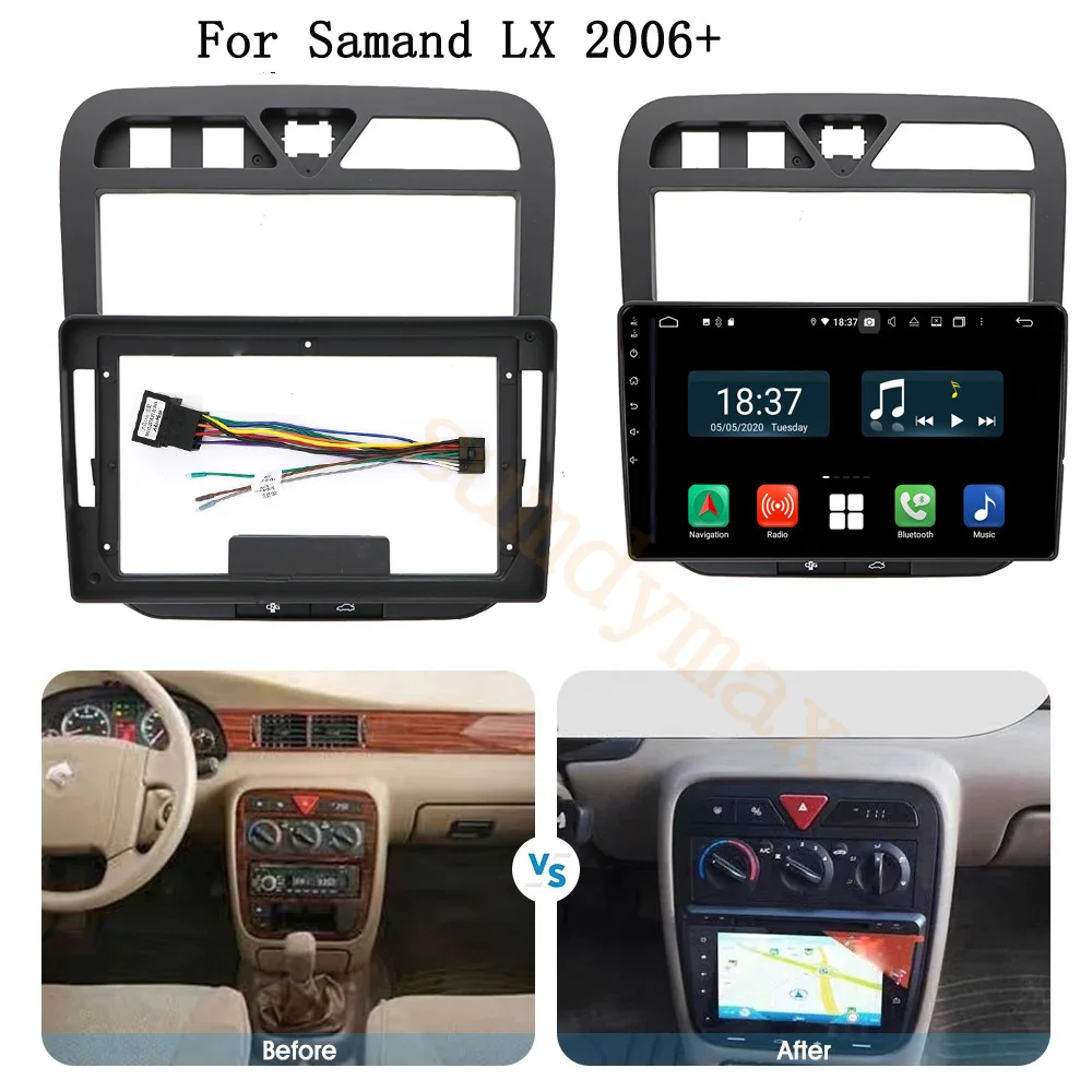 Автомобильная радиопанель 2din для Samand LX 2006, комплект для приборной панели, лицевая панель, Адаптер для установки 9-дюймовых тройных платформ
Автомобильная радиопанель 2din для Samand LX 2006, комплект для приборной панели, лицевая панель, Адаптер для установки 9-дюймовых тройных платформ