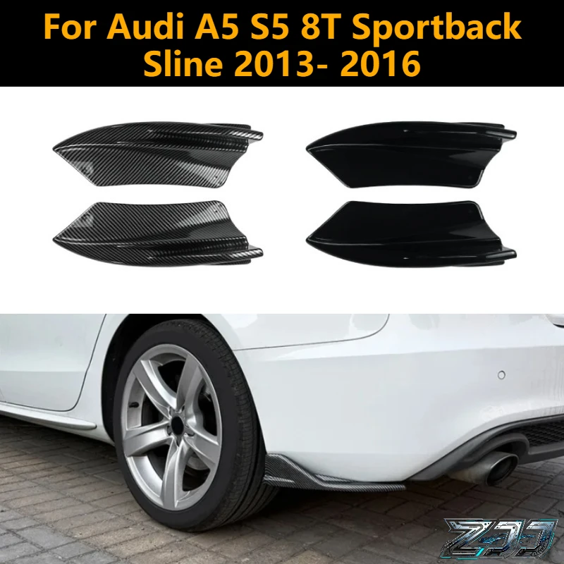 Rear Bumper Diffuser Side Spoiler Corner Cover Splitter Lip Protector Guard For 2013-2016 Audi A5 S5 8T Sline 4 Door Sportback
Rear Bumper Diffuser Side Spoiler Corner Cover Splitter Lip Protector Guard For 2013-2016 Audi A5 S5 8T Sline 4 Door Sportback
