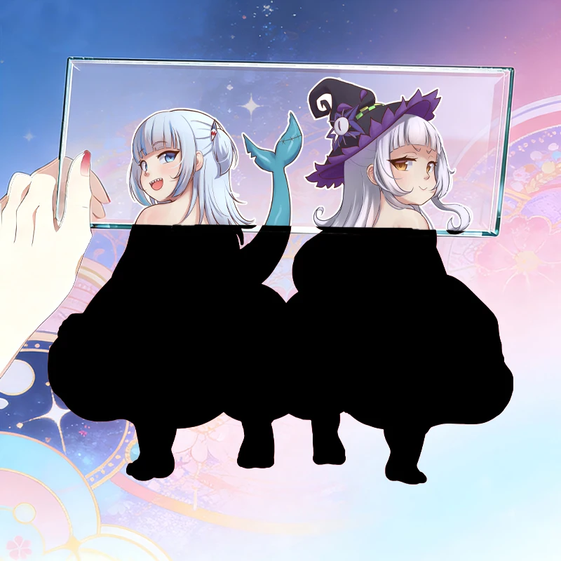 EARLFAMILY Наклейки на автомобиль Gawr Gura и Murasaki Shion, водонепроницаемые, для кондиционера, JDM, декор для багажа
EARLFAMILY Наклейки на автомобиль Gawr Gura и Murasaki Shion, водонепроницаемые, для кондиционера, JDM, декор для багажа