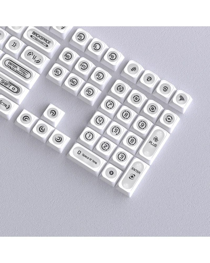 White keycaps Original small full set of mechanical keyboards Sublimation customization
White keycaps Original small full set of mechanical keyboards Sublimation customization