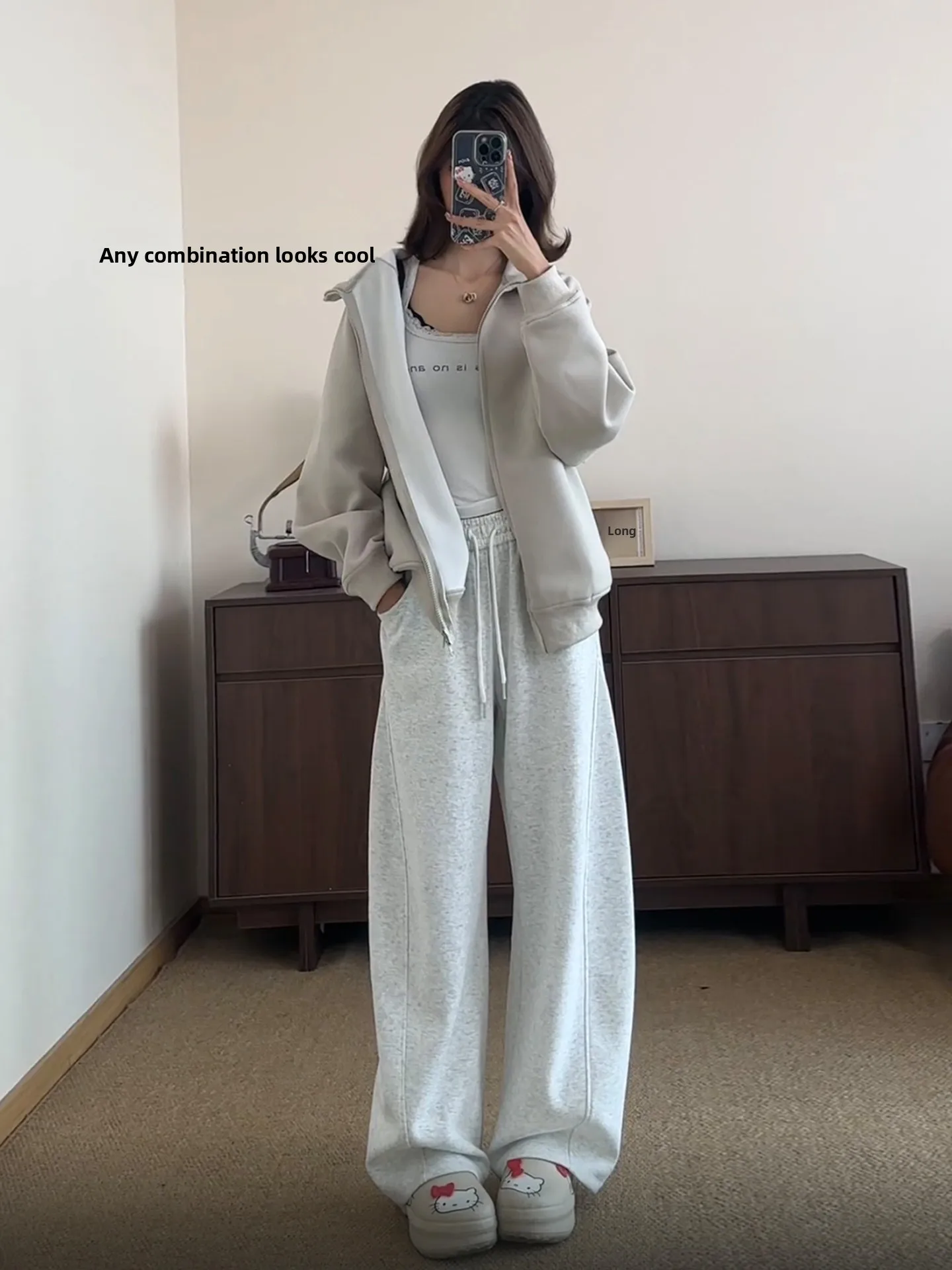 Cleanfit White ey Men's Spor Casual Wide Leg Pants Autumn Loose Fit Trousers OOTD Faionable Loose Waist Design
Cleanfit White ey Men's Spor Casual Wide Leg Pants Autumn Loose Fit Trousers OOTD Faionable Loose Waist Design