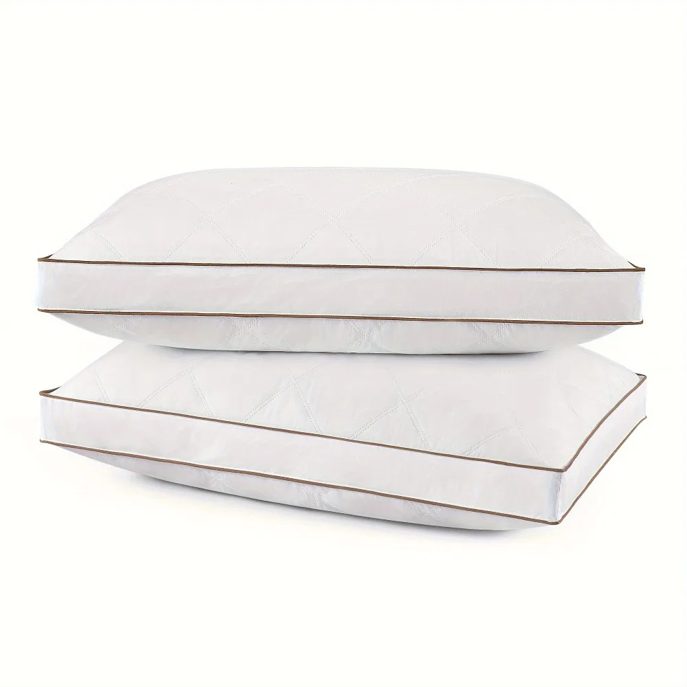Goose Feathers And Down Pillow For Sleeping Gusseted Bed Hotel Collection Pillows, Set Of 2
Goose Feathers And Down Pillow For Sleeping Gusseted Bed Hotel Collection Pillows, Set Of 2