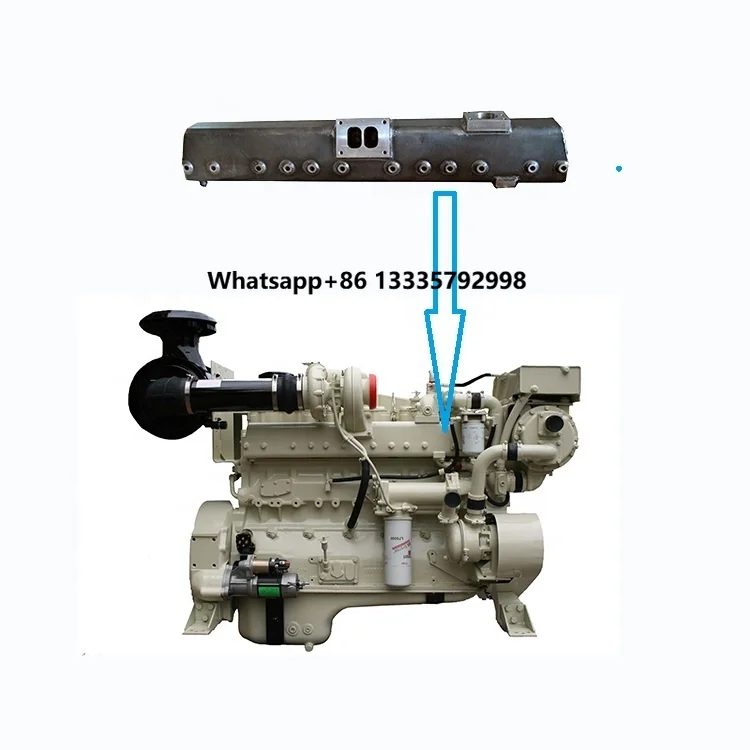 Wet Exhaust Manifold 3008590 3419130 for NTA855 Marine Engine Exhaust Pipes Product
Wet Exhaust Manifold 3008590 3419130 for NTA855 Marine Engine Exhaust Pipes Product