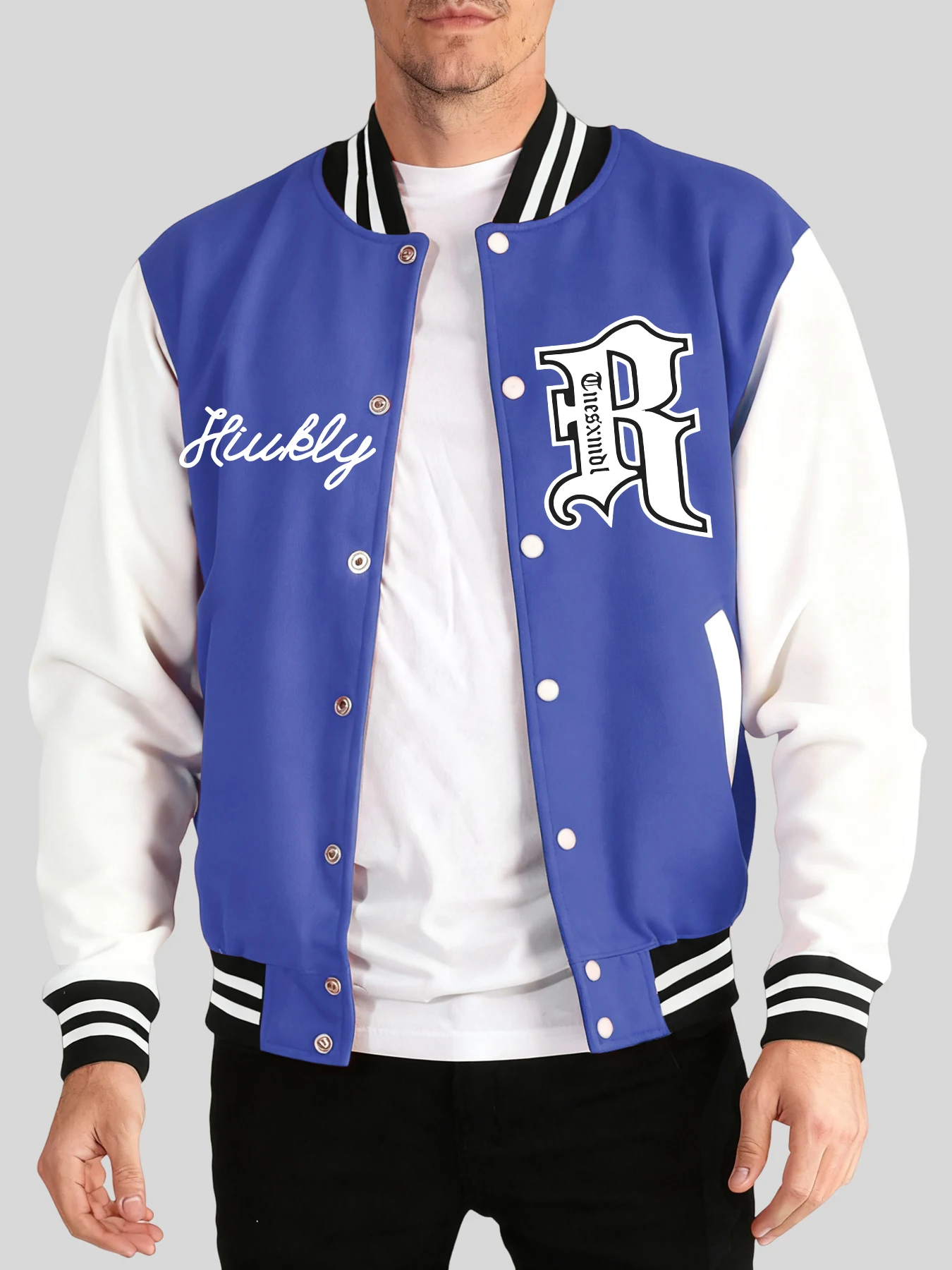 Art Letter R Printed 2025 New Baseball Uniform Mens Comfy Casual Jacket Basics Vintage Streetwears Autumn Winter High Street Top
Art Letter R Printed 2025 New Baseball Uniform Mens Comfy Casual Jacket Basics Vintage Streetwears Autumn Winter High Street Top