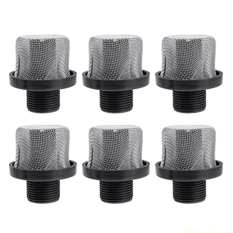 A2BE Airless Paint Sprayer Inlet Strainers 6Pack 3/4Inch Threaded for ProX17/ProLTS170 Airless Sprayer AntiClog Design
A2BE Airless Paint Sprayer Inlet Strainers 6Pack 3/4Inch Threaded for ProX17/ProLTS170 Airless Sprayer AntiClog Design