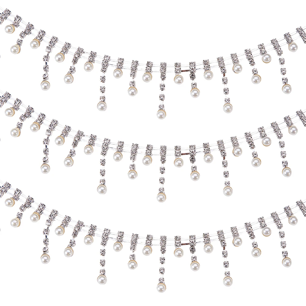 Iron Rhinestone Cup Chains with Acrylic Imitation Pearl and Cardboard Display Cards 13mm 2yards/set
Iron Rhinestone Cup Chains with Acrylic Imitation Pearl and Cardboard Display Cards 13mm 2yards/set