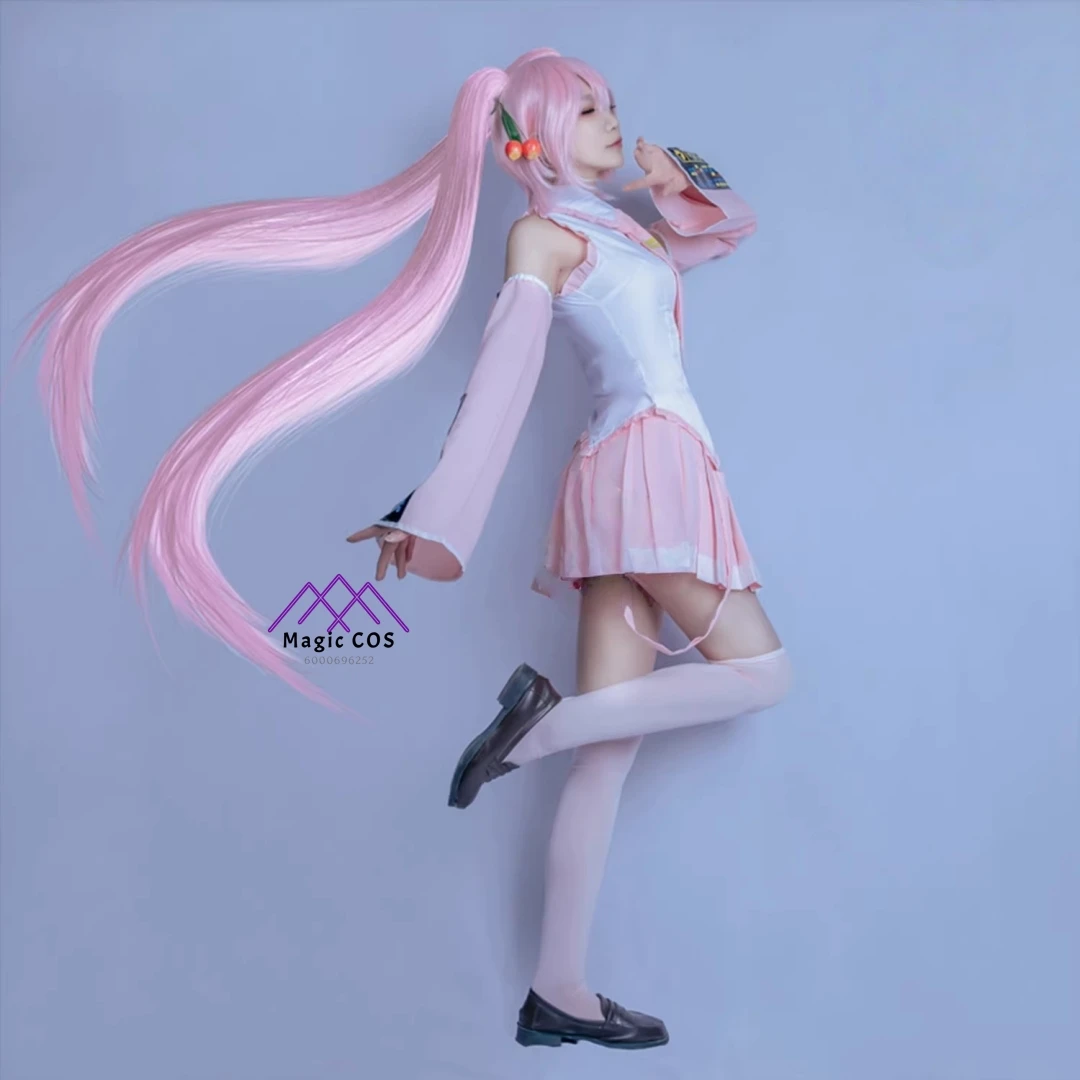 Fashion Virtual Idol Cosplay Costume Anime Role Playing Official Outfit Pink JK Dress Wig for Women Adult Comic Con Halloween
Fashion Virtual Idol Cosplay Costume Anime Role Playing Official Outfit Pink JK Dress Wig for Women Adult Comic Con Halloween