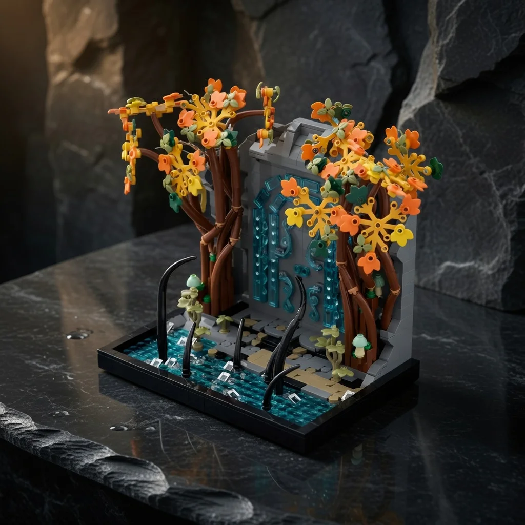MOC Medieval Fantasy Gate Building Blocks Ancient Dwarf Secret Door Bricks Model DIY Assembly Adult Collection Gift Decor
MOC Medieval Fantasy Gate Building Blocks Ancient Dwarf Secret Door Bricks Model DIY Assembly Adult Collection Gift Decor