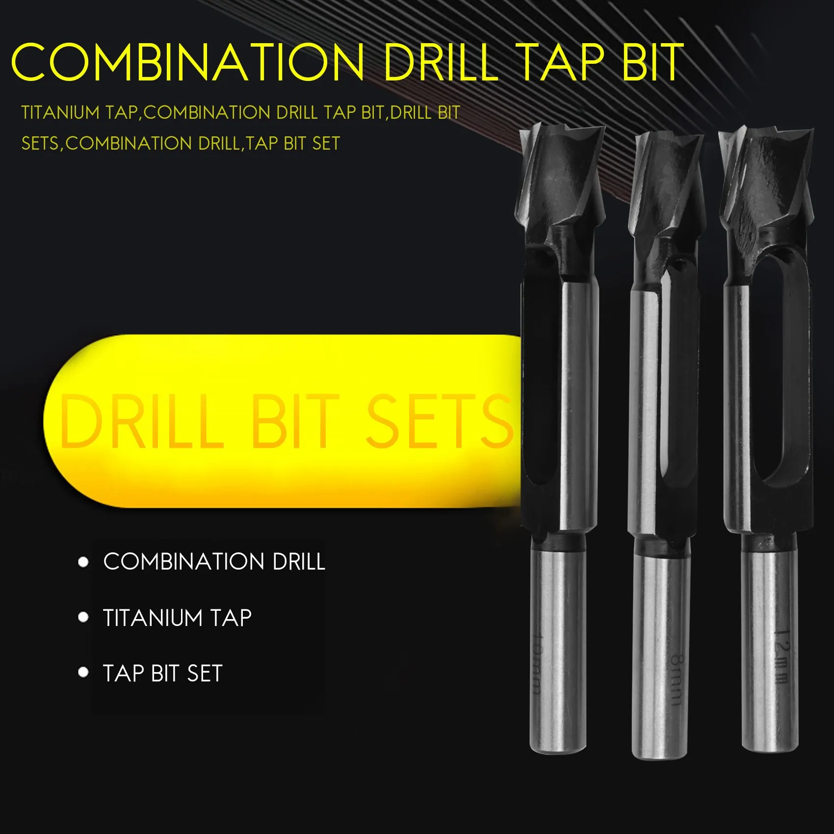UNSAI 4 Pcs/Set Tenon Dowel Plug Cutter Maker Tapered Cutters 8mm 10mm 12mm 15mm Cork Drill
UNSAI 4 Pcs/Set Tenon Dowel Plug Cutter Maker Tapered Cutters 8mm 10mm 12mm 15mm Cork Drill