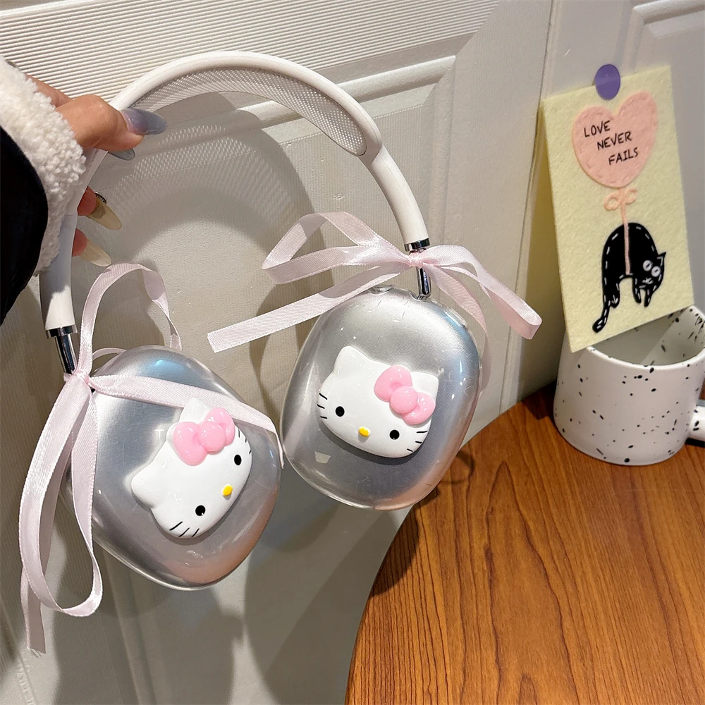 MINISO Headphone Silicone Case For Apple Airpods Max Protective Cover Electroplate Hello Kitty Cartoon Cases For Airpods Max
MINISO Headphone Silicone Case For Apple Airpods Max Protective Cover Electroplate Hello Kitty Cartoon Cases For Airpods Max