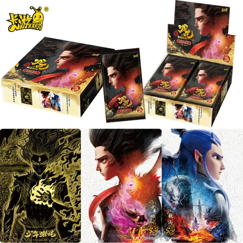 KAYOU оригинальные карты Nezha Devil Boy Conquers Series Spirit Flame Bag Редкие CR карты Фильм Аниме Коллекционные карты Игрушка в подарок
KAYOU оригинальные карты Nezha Devil Boy Conquers Series Spirit Flame Bag Редкие CR карты Фильм Аниме Коллекционные карты Игрушка в подарок