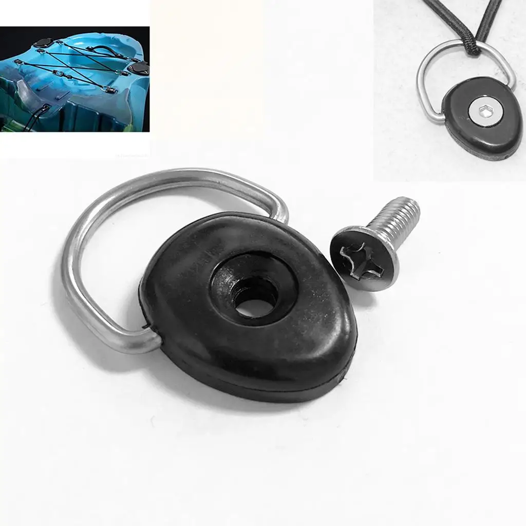 Kayak D Ring Screw Boat Deck Rigging Bungee Kit for Semi Rigid Fishing Kayak Accessories
Kayak D Ring Screw Boat Deck Rigging Bungee Kit for Semi Rigid Fishing Kayak Accessories