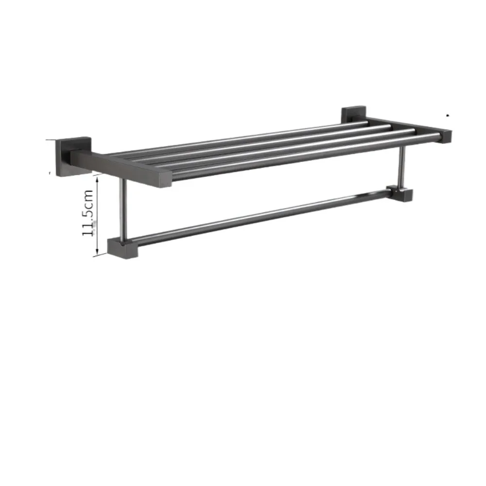*bathroom non-punching towel rack, bathroom space aluminum simple double-layer wall towel rack
*bathroom non-punching towel rack, bathroom space aluminum simple double-layer wall towel rack