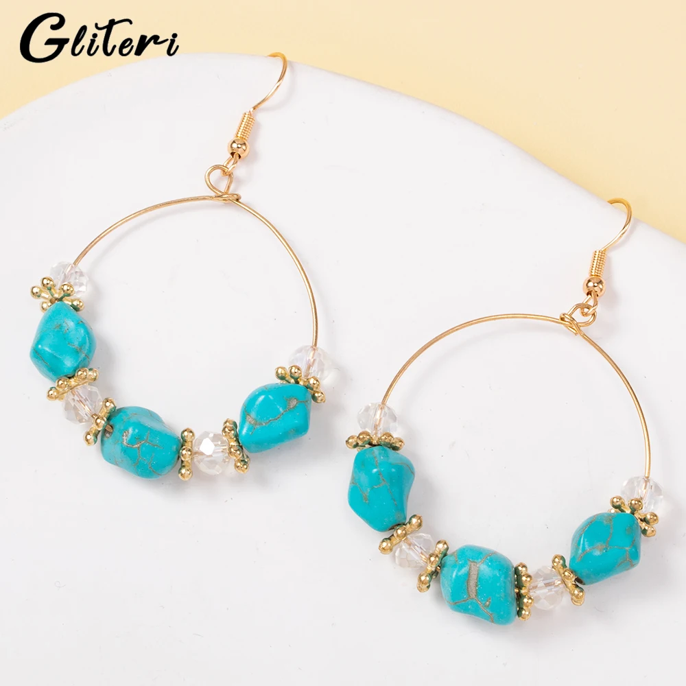 GEITERI 1Pair Geometric Round Pearl Stone Beaded Earrings For Women Irregular Crystal Drop Earring Vintage Jewelry Female Bijoux
GEITERI 1Pair Geometric Round Pearl Stone Beaded Earrings For Women Irregular Crystal Drop Earring Vintage Jewelry Female Bijoux