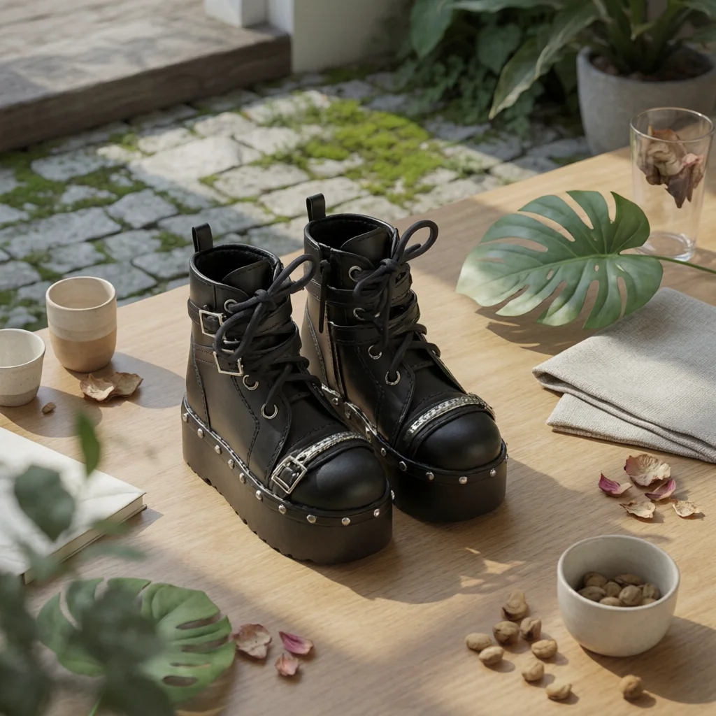 BJD Boots Zipper Element Black Platform Doll Boots BJD Shoes PU Material
BJD Boots Zipper Element Black Platform Doll Boots BJD Shoes PU Material