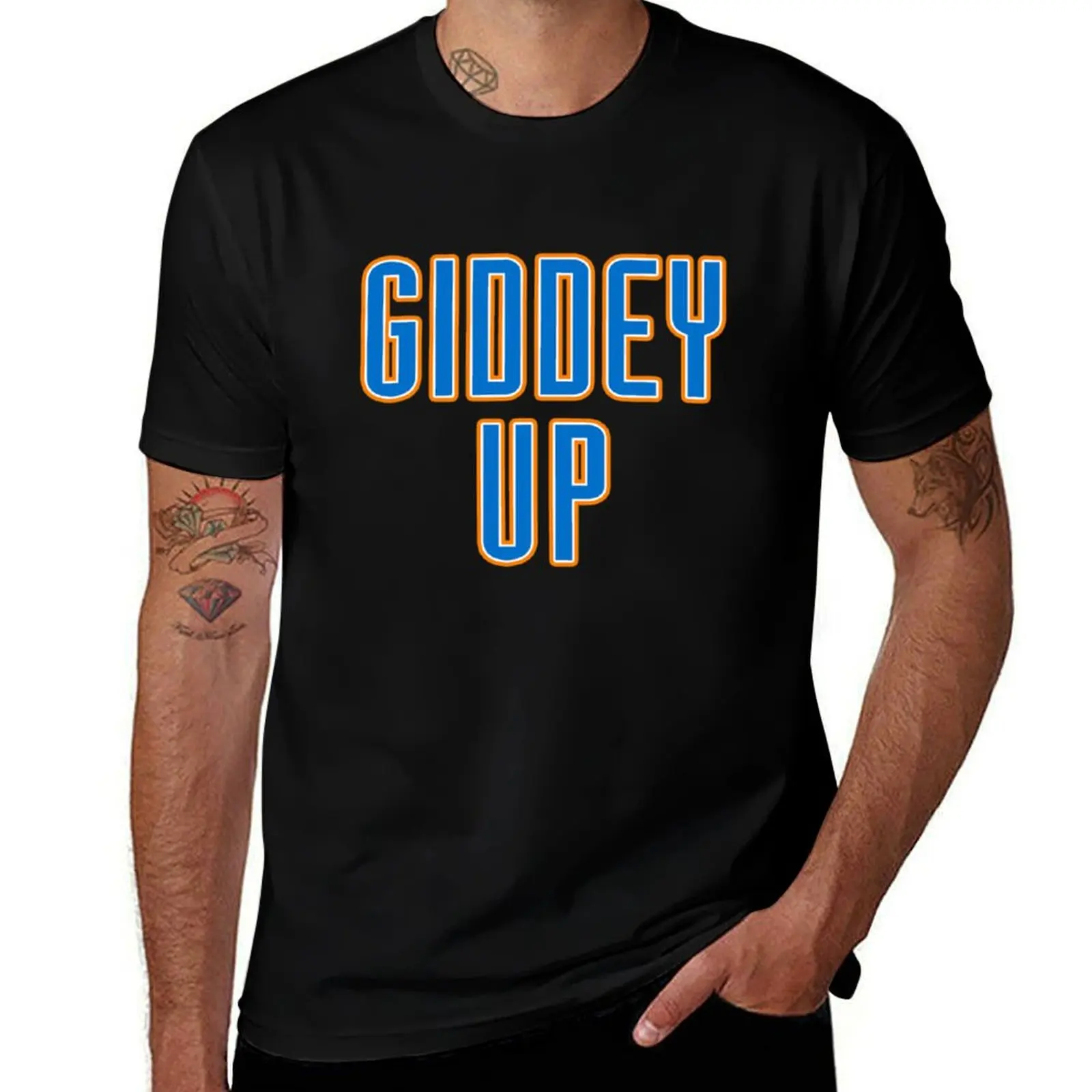 Giddey UP T-Shirt Big Size Short Sleeve Casual Top
Giddey UP T-Shirt Big Size Short Sleeve Casual Top