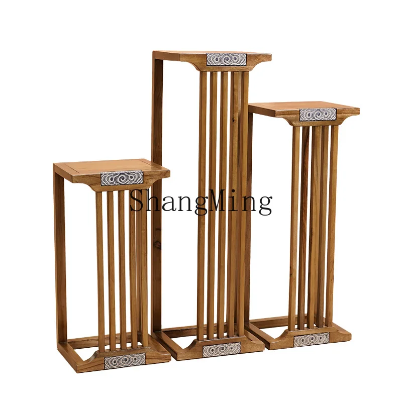 ZYY Chinese solid wood flower stand flower pot living room ornament shelf balcony decoration floor
ZYY Chinese solid wood flower stand flower pot living room ornament shelf balcony decoration floor