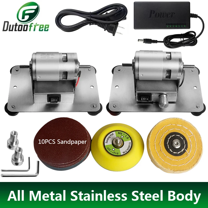 100W All Metal Stainless Steel Small Grinding Machine Double Grinding Wheels Household Small Electric Grinding Polishing
100W All Metal Stainless Steel Small Grinding Machine Double Grinding Wheels Household Small Electric Grinding Polishing