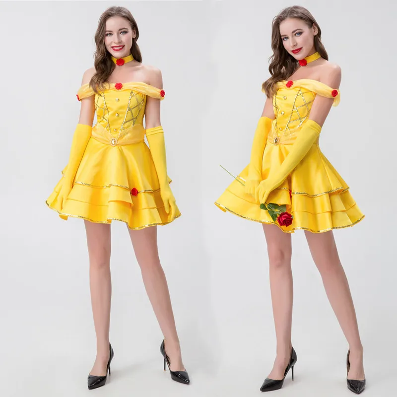 Disney Women's Halloween Cospaly Bell Princess Dress Costume Drama Stage Costume Carnival Ball Fairy Tale Bell Princess Dresses
Disney Women's Halloween Cospaly Bell Princess Dress Costume Drama Stage Costume Carnival Ball Fairy Tale Bell Princess Dresses