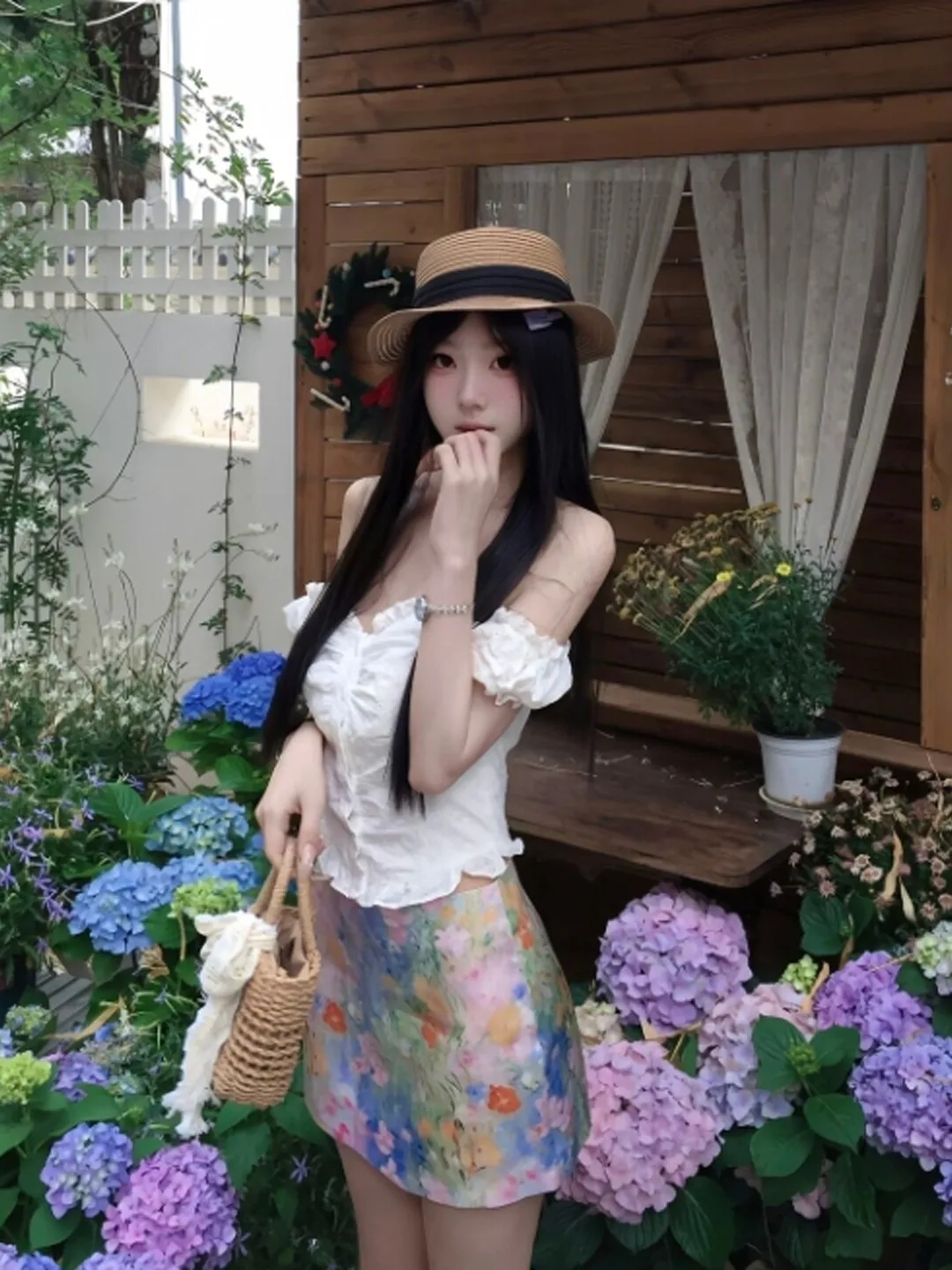 Stunning Summer Floral Print One-Shoulder Top And Short Skirt Cute Set Women's Fashion Comfortable Breathable Casual Outfit
Stunning Summer Floral Print One-Shoulder Top And Short Skirt Cute Set Women's Fashion Comfortable Breathable Casual Outfit