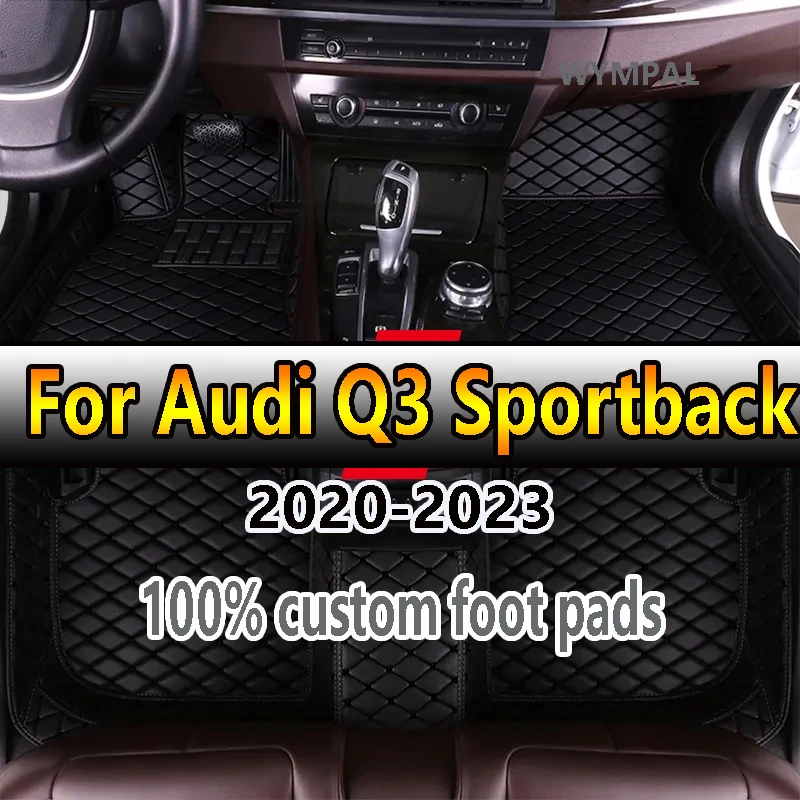 Автомобильные коврики из искусственной кожи на заказ для Audi Q3 Sportback 2020-2023, детали интерьера, автомобильные аксессуары
Автомобильные коврики из искусственной кожи на заказ для Audi Q3 Sportback 2020-2023, детали интерьера, автомобильные аксессуары