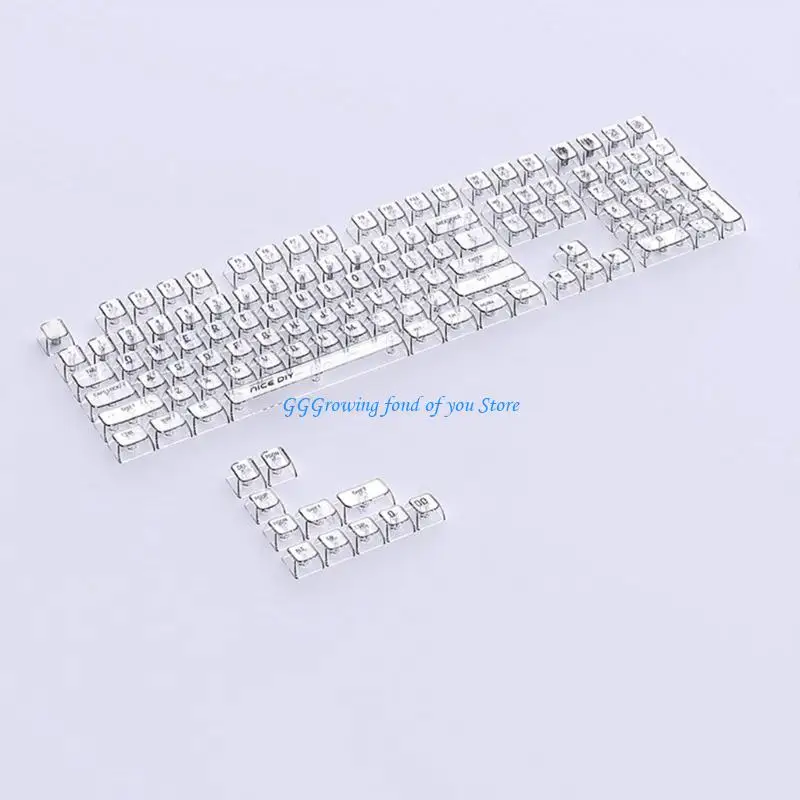 H9EB 1Set Backlit Translucents Keycap 132Keys MDA Profile Double Shot Crystal Keycaps for Mechanical Keyboards
H9EB 1Set Backlit Translucents Keycap 132Keys MDA Profile Double Shot Crystal Keycaps for Mechanical Keyboards