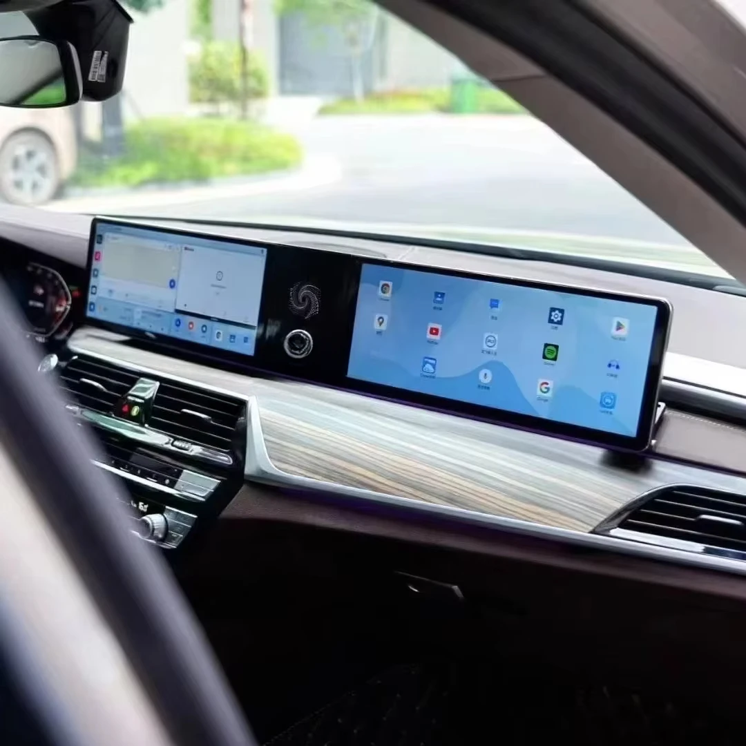 Для серии 3, 5, 7, X1 X3 X4 X5 X6, модифицированный с центральным управлением Carplay, двойными подключенными экранами и нанесением на экране
Для серии 3, 5, 7, X1 X3 X4 X5 X6, модифицированный с центральным управлением Carplay, двойными подключенными экранами и нанесением на экране