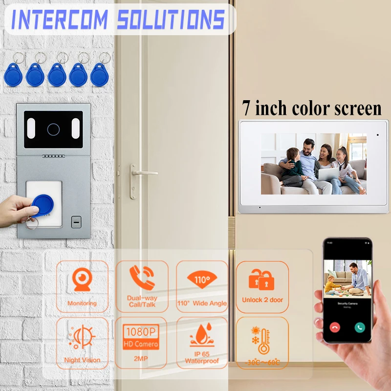 Умный проводной домофон 2MP 1080P TUYA с сенсорным экраном 7 дюймов, бытовая Автоматизация с дистанционным управлением, видеодомофон TCP/ IP
Умный проводной домофон 2MP 1080P TUYA с сенсорным экраном 7 дюймов, бытовая Автоматизация с дистанционным управлением, видеодомофон TCP/ IP