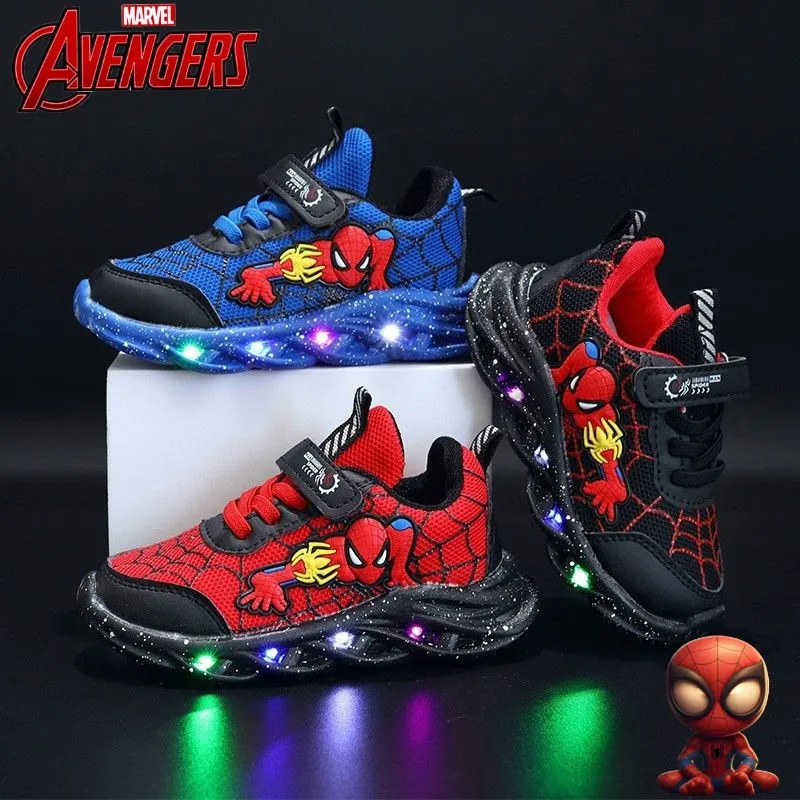 Marvel Spiderman boys' new summer fashion cartoon anime breathable bright light anti-slip soft-soled casual sports running shoes
Marvel Spiderman boys' new summer fashion cartoon anime breathable bright light anti-slip soft-soled casual sports running shoes