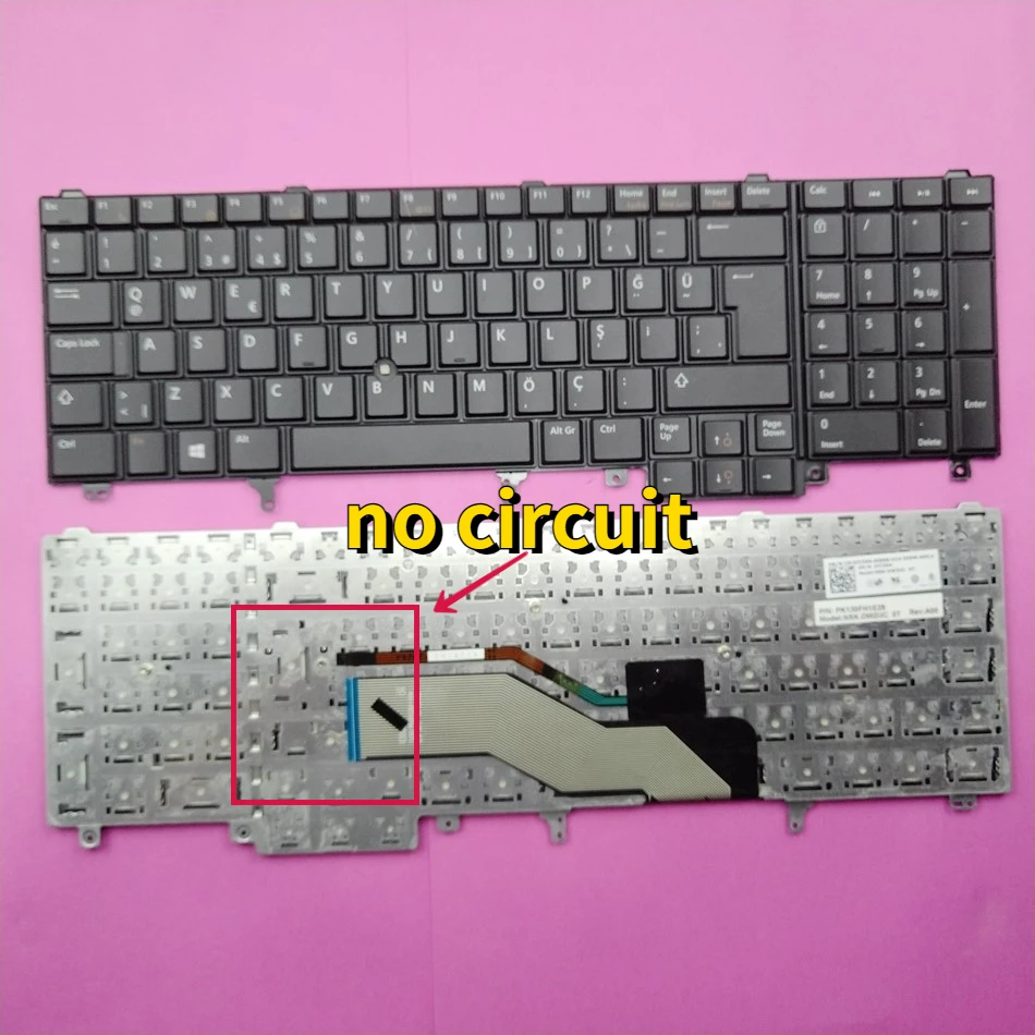 Turkish Laptop Keyboard for Dell Latitude E6520 E5520 5530 6530 M4700 M6700 M4600 6600 TR Layout
Turkish Laptop Keyboard for Dell Latitude E6520 E5520 5530 6530 M4700 M6700 M4600 6600 TR Layout