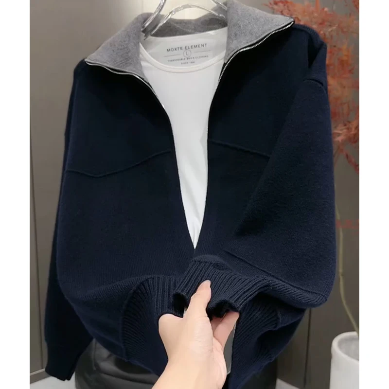 Модный мягкий свитер, кардиган, мужской повседневный воротник с воротником, осень-зима, корейский Sle, верхняя одежда большого размера Haome, ленивый Sle
Модный мягкий свитер, кардиган, мужской повседневный воротник с воротником, осень-зима, корейский Sle, верхняя одежда большого размера Haome, ленивый Sle