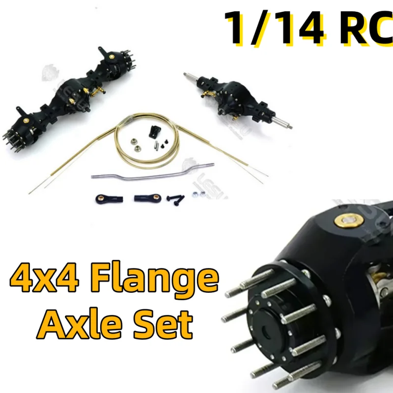 LESU Model For 1/16 Truck Tractor Diy German Axle Upgrade 4x4 Flange Axle Set Differential Lock Rc Accessories
LESU Model For 1/16 Truck Tractor Diy German Axle Upgrade 4x4 Flange Axle Set Differential Lock Rc Accessories