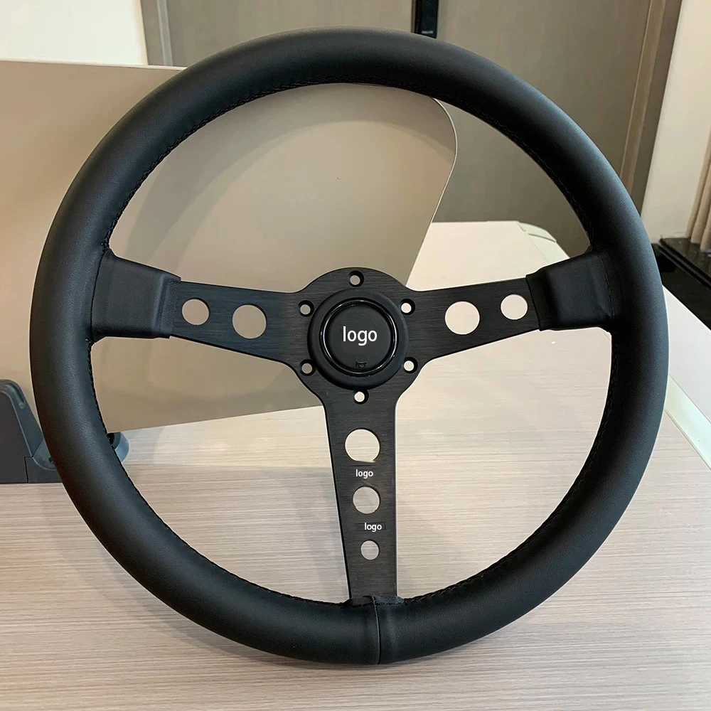 Universal 350mm 14' Prototipo P5 Black Edition Leather Sport Steering Wheel For SIM
Universal 350mm 14' Prototipo P5 Black Edition Leather Sport Steering Wheel For SIM