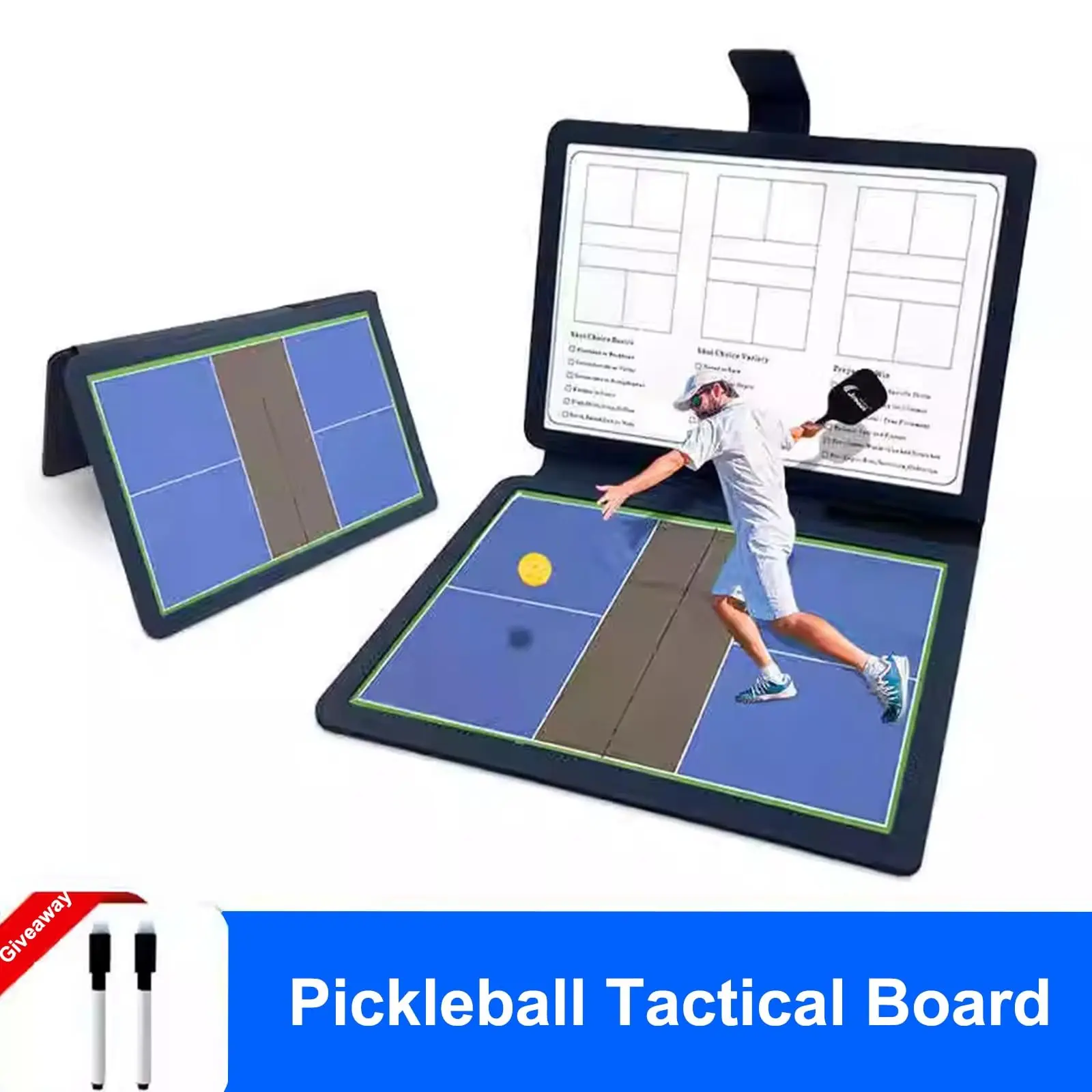 Professional Pickleball Tactical Board Erasable Writable Magnetic Coach Command Board Explains Game Training Physical Education
Professional Pickleball Tactical Board Erasable Writable Magnetic Coach Command Board Explains Game Training Physical Education