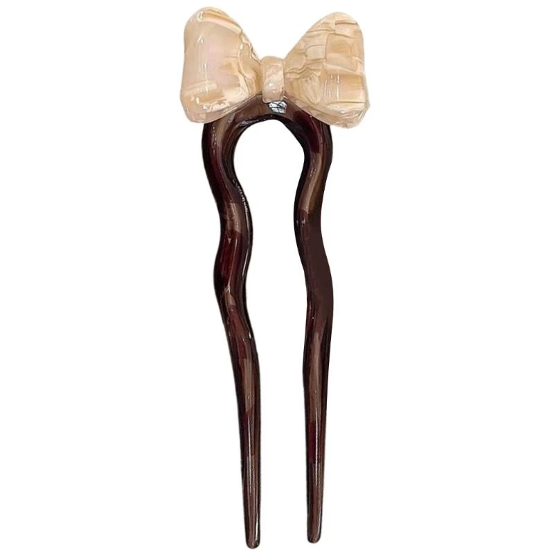 652F French Bowknot Ushaped Hair Pin for Girl Acetate Hair Hair Comb Fashion Hair Styling Accessories for Casual Wear
652F French Bowknot Ushaped Hair Pin for Girl Acetate Hair Hair Comb Fashion Hair Styling Accessories for Casual Wear