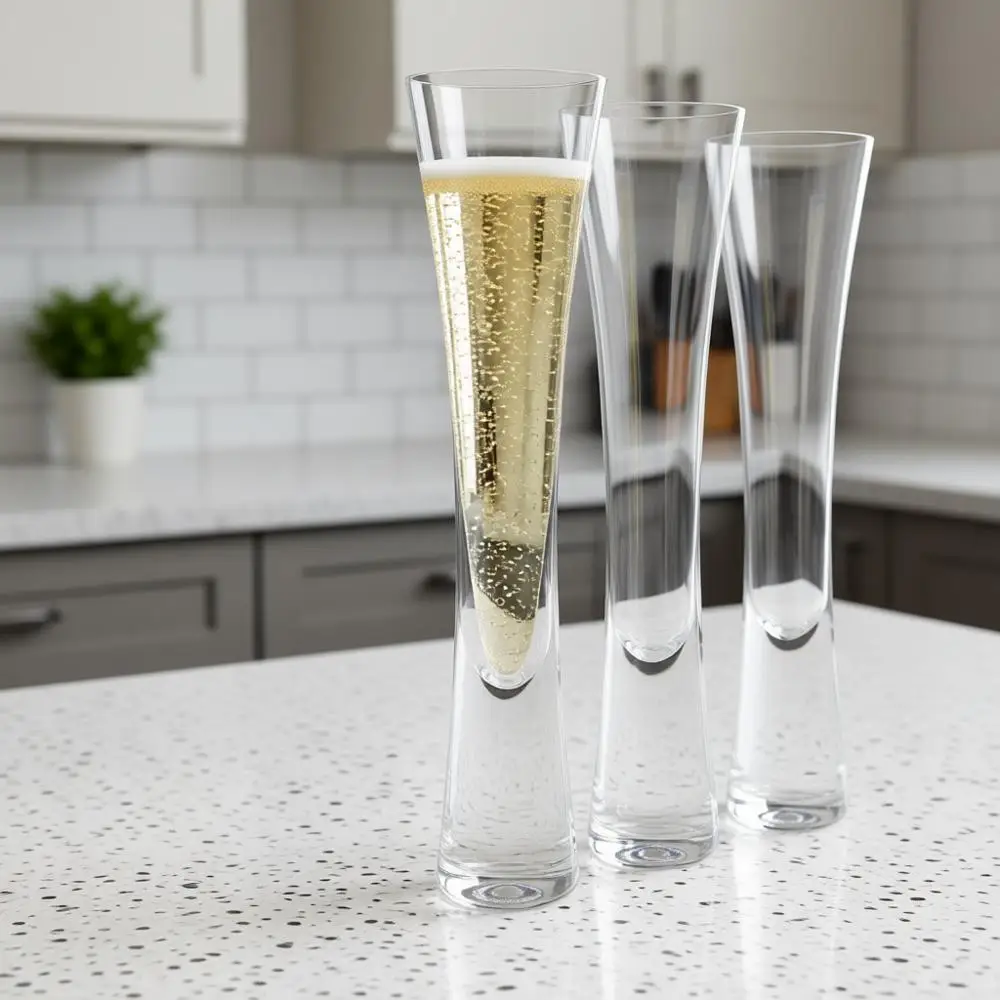 Набор из 4 бокалов для шампанского из выдувного хрусталя, уникальный дизайн, бессвинцовые бокалы для прозеко, элегантные бокалы для тостов на мероприятиях
Набор из 4 бокалов для шампанского из выдувного хрусталя, уникальный дизайн, бессвинцовые бокалы для прозеко, элегантные бокалы для тостов на мероприятиях