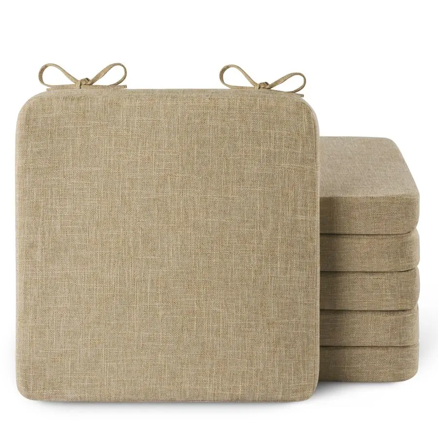 Square Chair Cushions for Dining Chairs 6 Pack Non Slip Seat Cushions for Kitchen Chairs Indoor Thick Dining Room Chair Pads wit
Square Chair Cushions for Dining Chairs 6 Pack Non Slip Seat Cushions for Kitchen Chairs Indoor Thick Dining Room Chair Pads wit