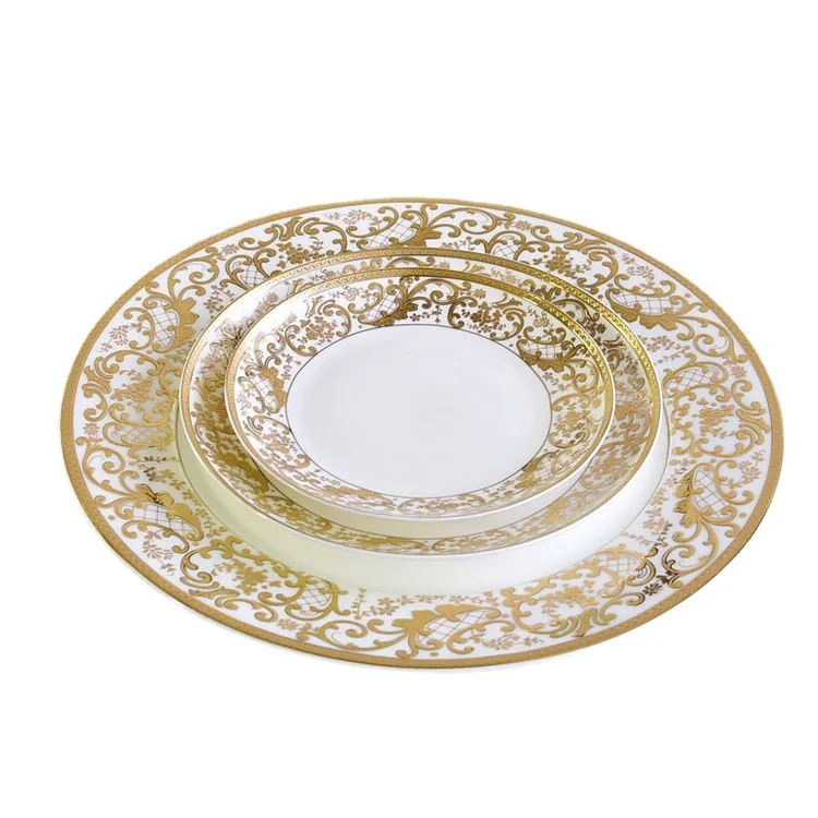 Special Restaurant Dinnerware Decorative Gold Floral Porcelain Plates and Bowls Sets
Special Restaurant Dinnerware Decorative Gold Floral Porcelain Plates and Bowls Sets