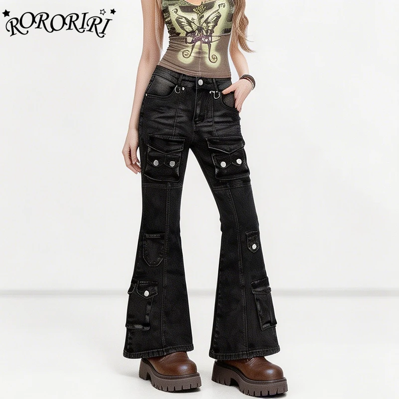 RORORIRI Retro High Rise Jeans for Women Acubi Fashion Stretchy Slim Fit Cargo Denim Bootcut Pants Grunge Alternative Clothes
RORORIRI Retro High Rise Jeans for Women Acubi Fashion Stretchy Slim Fit Cargo Denim Bootcut Pants Grunge Alternative Clothes