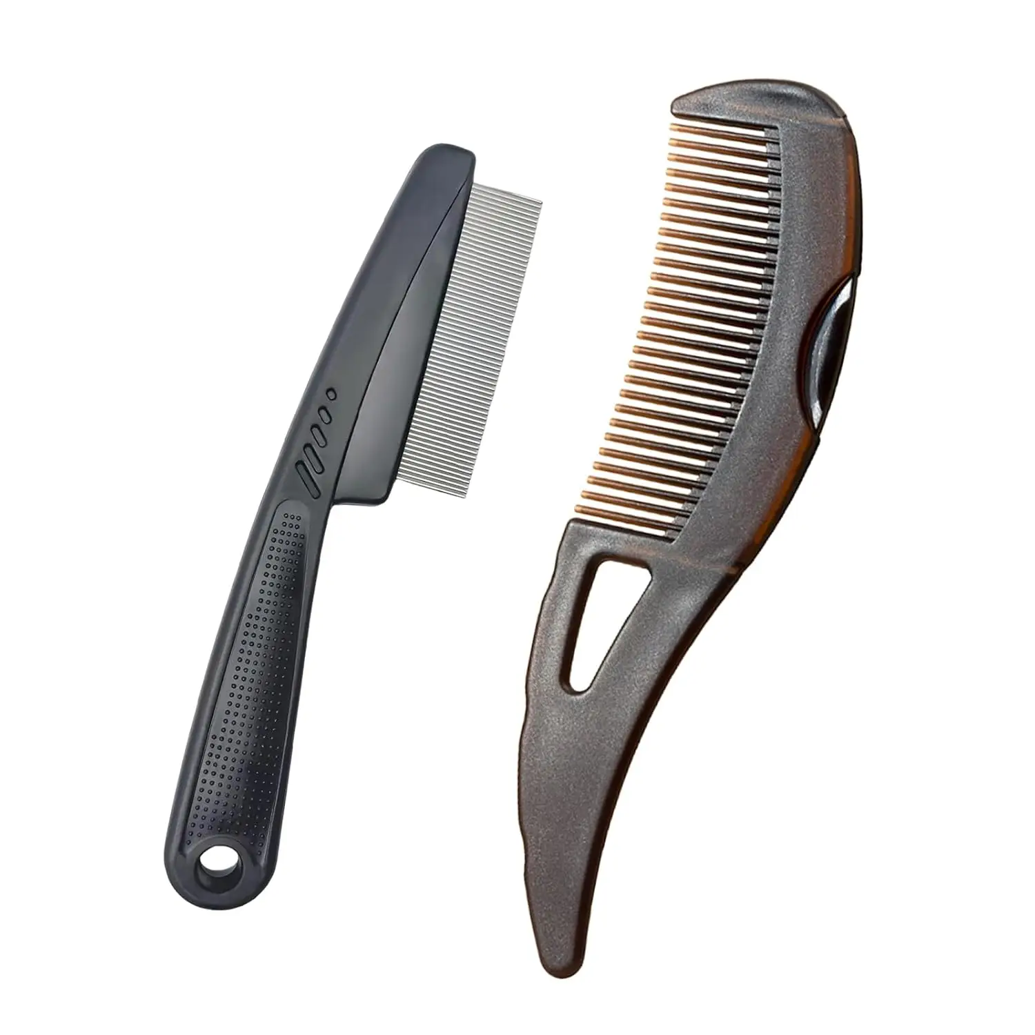 Scalp Comb Set: Wide Tooth & Fine Tooth for Dandruff, Psoriasis, Lice Removal
Scalp Comb Set: Wide Tooth & Fine Tooth for Dandruff, Psoriasis, Lice Removal