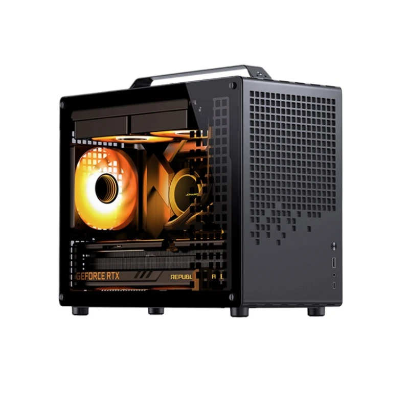 *Z20 portable MATX desktop ITX small chassis typec side through 240 water-cooled mini computer chassis white screen
*Z20 portable MATX desktop ITX small chassis typec side through 240 water-cooled mini computer chassis white screen