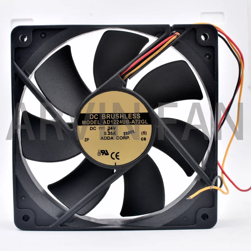Оригинальный Φ 12 см 120 мм вентилятор 120x120x25 мм DC24V 0.25A 3 провода 3pin для охлаждающего вентилятора инвертора
Оригинальный Φ 12 см 120 мм вентилятор 120x120x25 мм DC24V 0.25A 3 провода 3pin для охлаждающего вентилятора инвертора