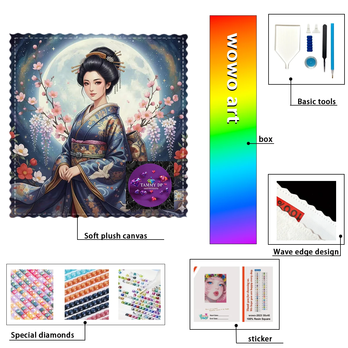 【TAMMY Diamond Art】Cerezo y chica Crystal AB Rhinestone FD Rhinestone Perfect Resin Diamond
【TAMMY Diamond Art】Cerezo y chica Crystal AB Rhinestone FD Rhinestone Perfect Resin Diamond