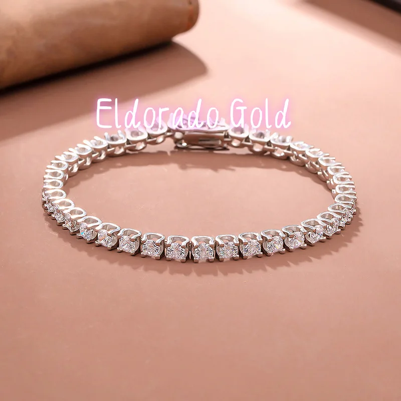Eldorado Gold Luxury Solid Platinum PT950 Ox Horn Each 0.2 karat Moissanite Diamond Bracelet Women's Full Diamond Bracelet
Eldorado Gold Luxury Solid Platinum PT950 Ox Horn Each 0.2 karat Moissanite Diamond Bracelet Women's Full Diamond Bracelet