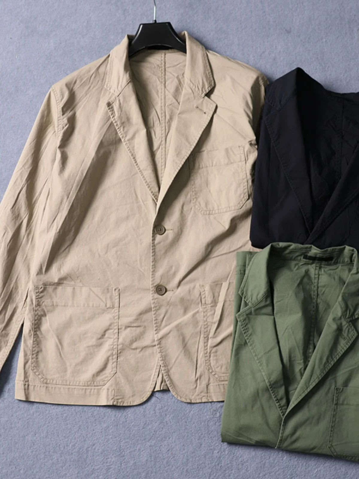Pure Cotton Thin Casual Men's Suit Jacket Fall New Style Business Slim Single-Breasted Coat Youth Trend Two Button Cufflinks
Pure Cotton Thin Casual Men's Suit Jacket Fall New Style Business Slim Single-Breasted Coat Youth Trend Two Button Cufflinks