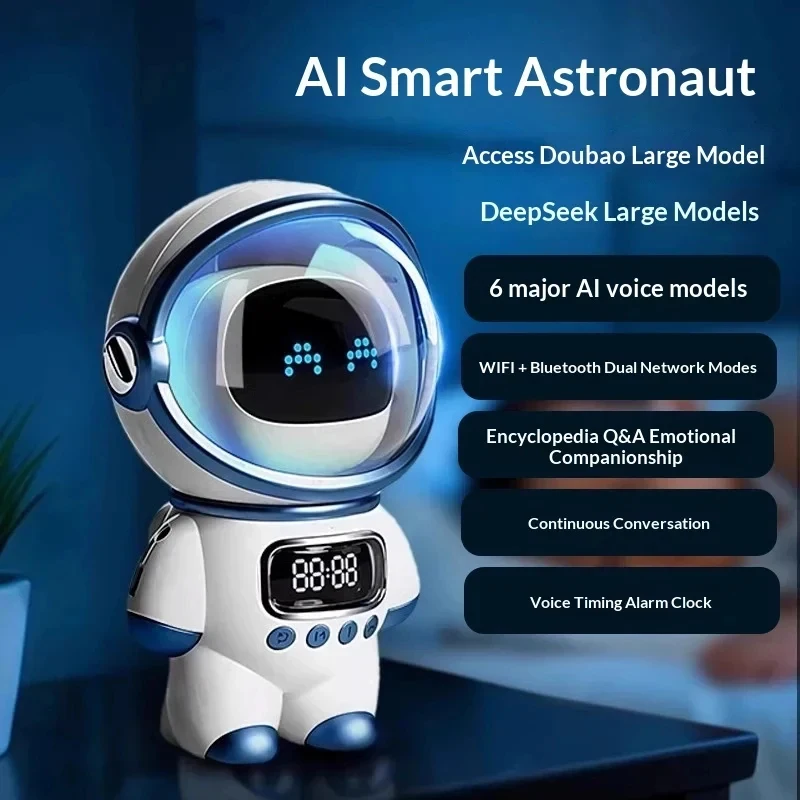 2026 hot Ai chat robot 6 Ai model Wifi Bluetooth dual-mode desktop companion nightlight alarm clock intelligent office assistant
2026 hot Ai chat robot 6 Ai model Wifi Bluetooth dual-mode desktop companion nightlight alarm clock intelligent office assistant