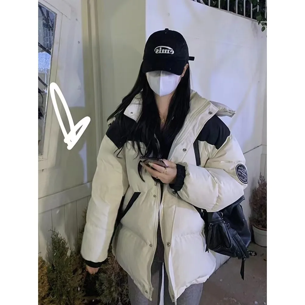 Street Sle Puffer Jaet Women's College Sle Bread ape Coat Couple Matching Bla White Workwear Winter Thiened Long ...
Street Sle Puffer Jaet Women's College Sle Bread ape Coat Couple Matching Bla White Workwear Winter Thiened Long ...